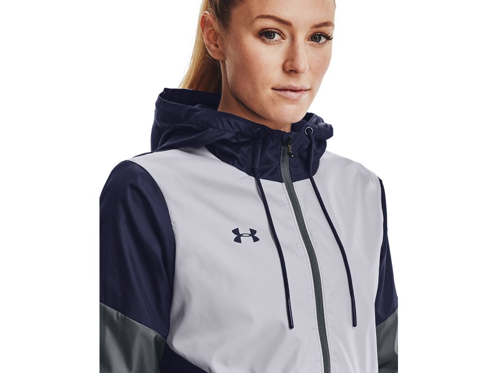 Under Armour Womens Legacy Team Windbreaker Jacket - Breathable and Water Repellent