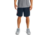 Under Armour Mens Freedom Tech Big Flag Logo Shorts - Quick-Drying Fabric