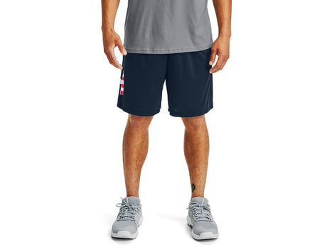 Under Armour Mens Freedom Tech Big Flag Logo Shorts - Quick-Drying Fabric