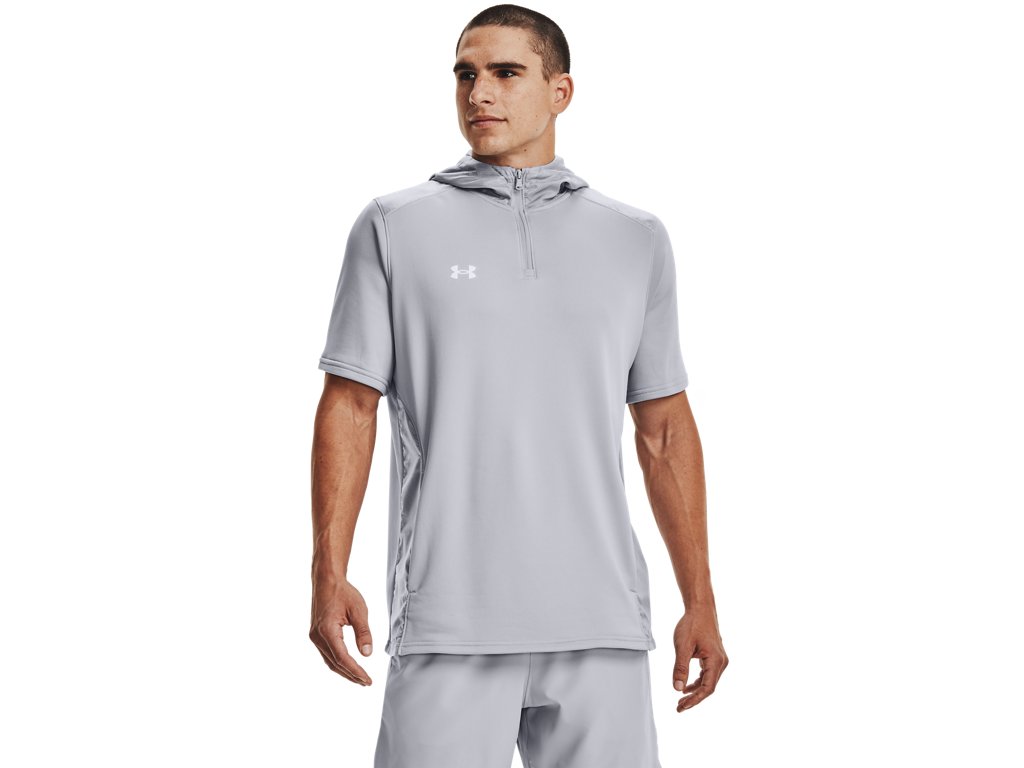Under Armour Mens UA Command Short Sleeve Hoodie - Sweat Wicking and Heat Trapping