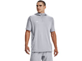 Under Armour Mens UA Command Short Sleeve Hoodie - Sweat Wicking and Heat Trapping