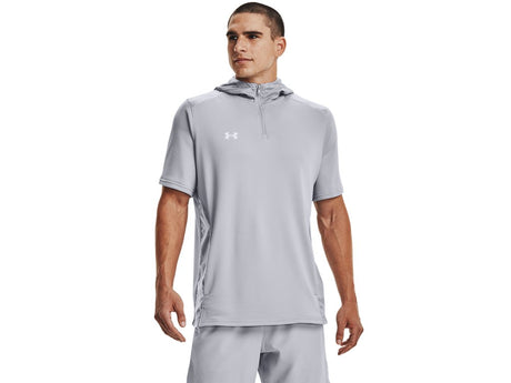 Under Armour Mens UA Command Short Sleeve Hoodie - Sweat Wicking and Heat Trapping