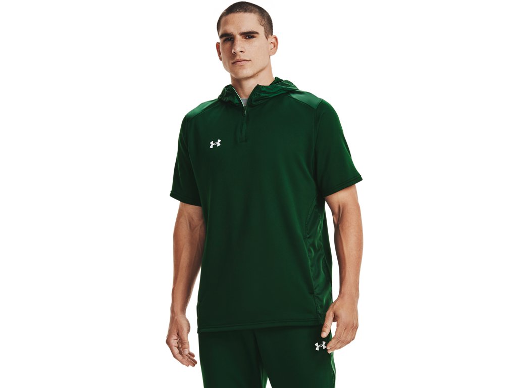 Under Armour Mens UA Command Short Sleeve Hoodie - Sweat Wicking and Heat Trapping