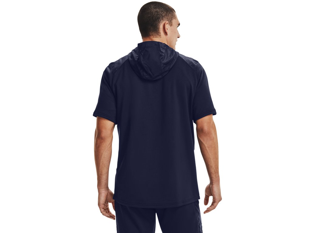 Under Armour Mens UA Command Short Sleeve Hoodie - Sweat Wicking and Heat Trapping