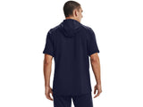Under Armour Mens UA Command Short Sleeve Hoodie - Sweat Wicking and Heat Trapping