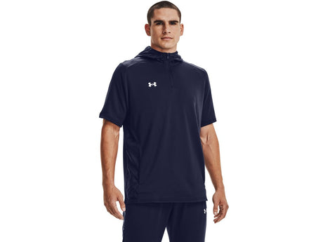Under Armour Mens UA Command Short Sleeve Hoodie - Sweat Wicking and Heat Trapping