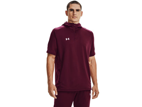 Under Armour Mens UA Command Short Sleeve Hoodie - Sweat Wicking and Heat Trapping