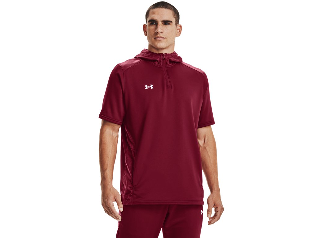 Under Armour Mens UA Command Short Sleeve Hoodie - Sweat Wicking and Heat Trapping