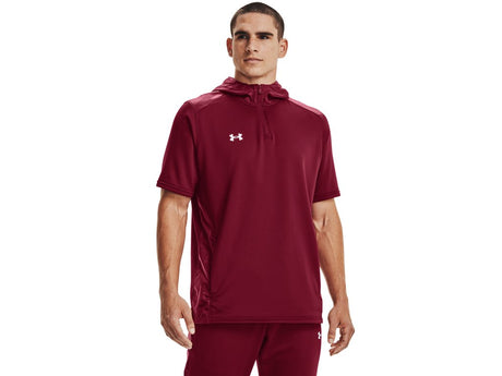 Under Armour Mens UA Command Short Sleeve Hoodie - Sweat Wicking and Heat Trapping