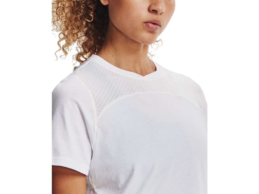 Under Armour Womens Stadium T-Shirt - Breathable Mesh Panels