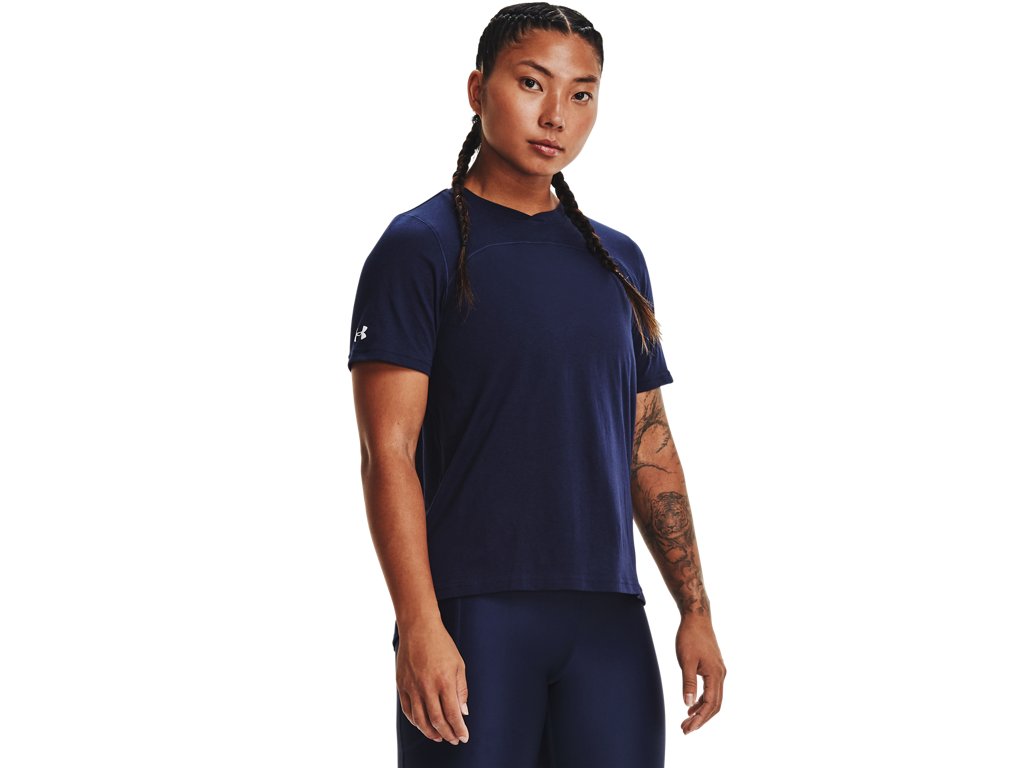 Under Armour Womens Stadium T-Shirt - Breathable Mesh Panels