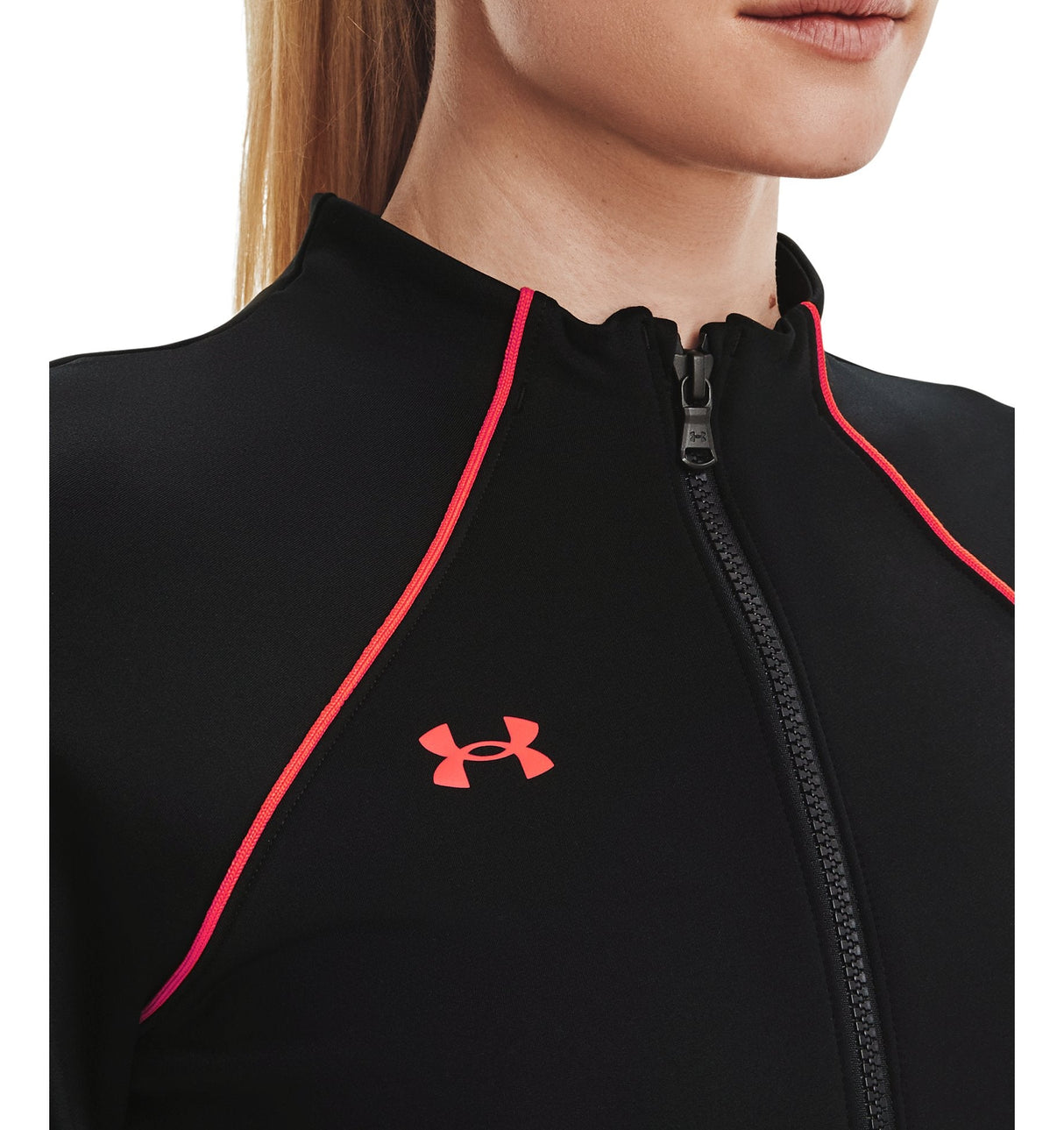 Under Armour Womens Layer Up Full-Zip Jacket - Dual-Layer ColdGear Fabric