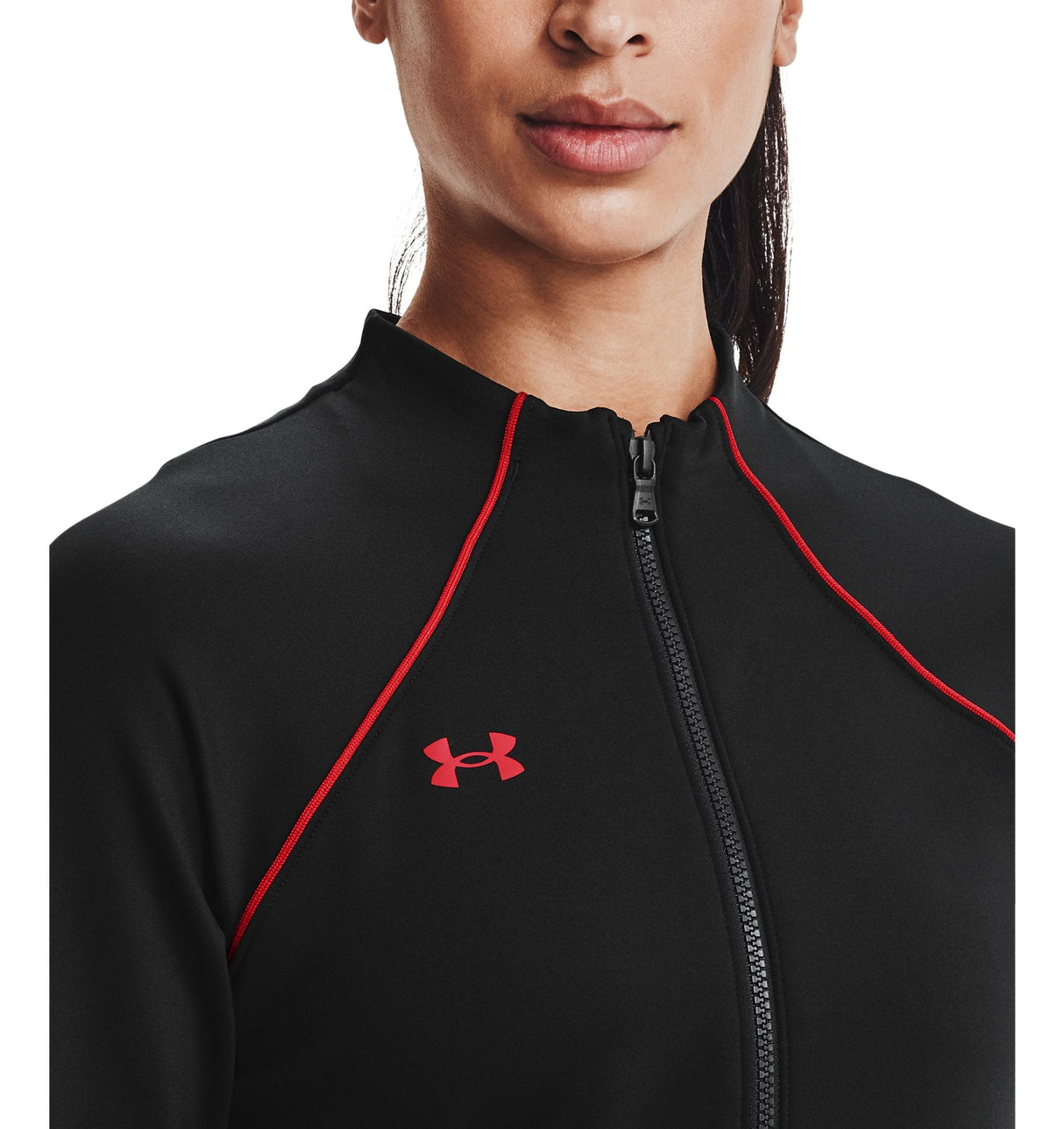 Under Armour Womens Layer Up Full-Zip Jacket - Dual-Layer ColdGear Fabric