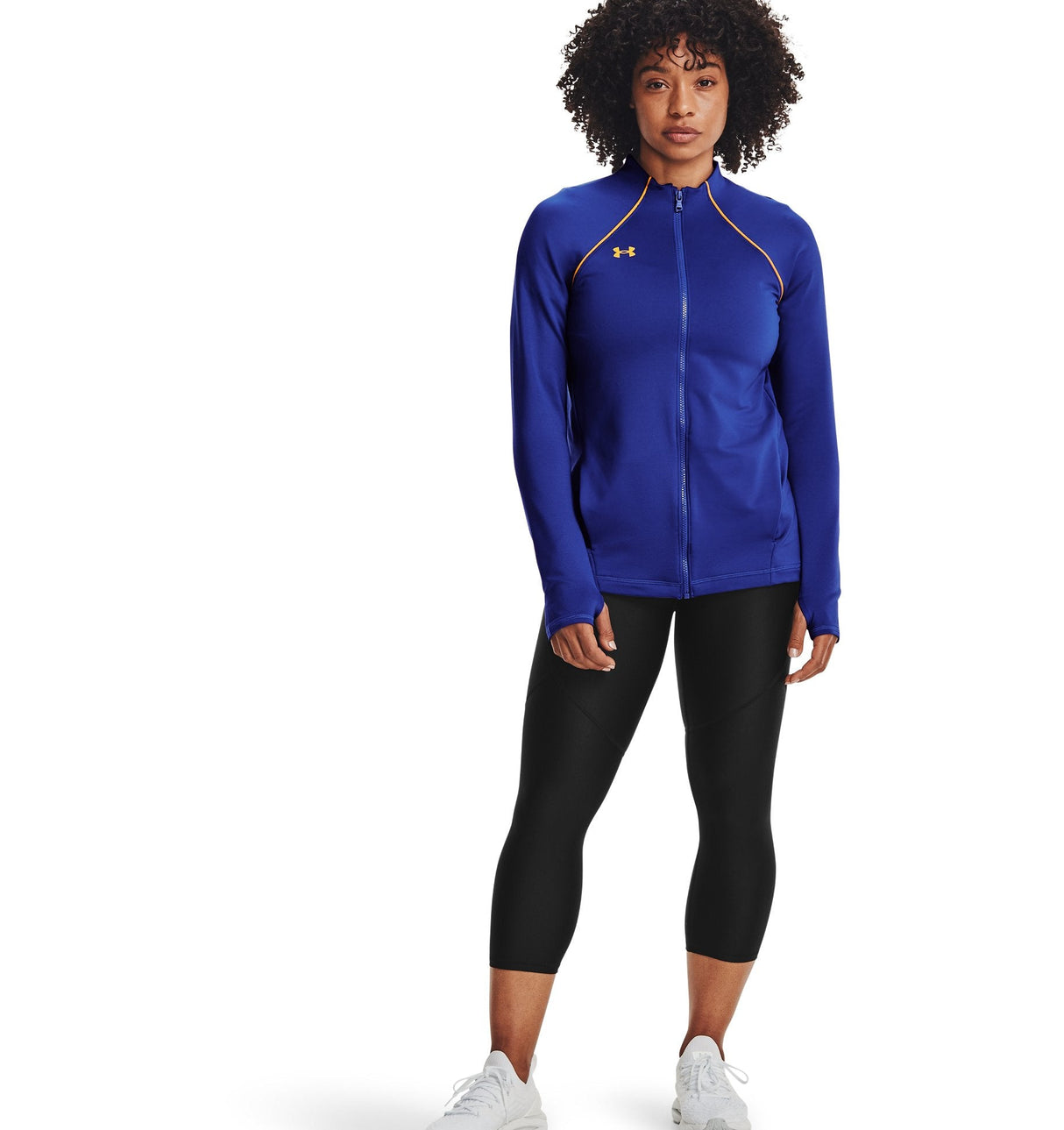 Under Armour Womens Layer Up Full-Zip Jacket - Dual-Layer ColdGear Fabric
