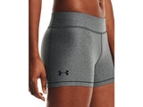 Under Armour Womens HeatGear Mid-Rise Shorty Shorts - Superior Sweat Wicking