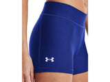 Under Armour Womens HeatGear Mid-Rise Shorty Shorts - Superior Sweat Wicking