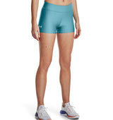 Under Armour Womens HeatGear Mid-Rise Shorty Shorts - Superior Sweat Wicking
