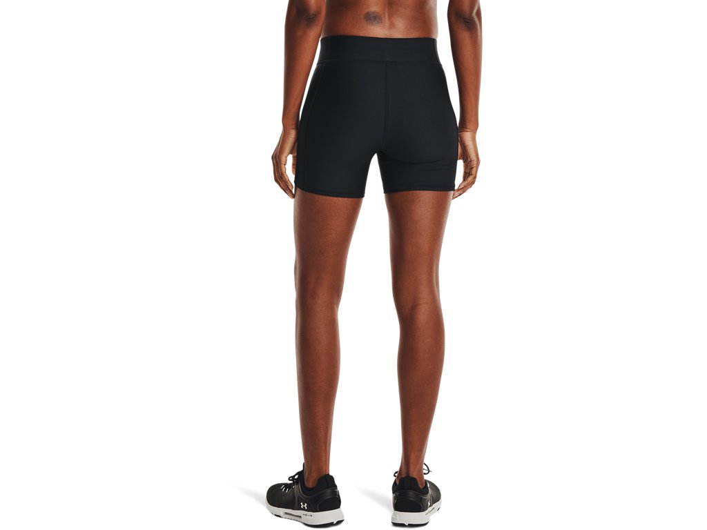 Under Armour Womens HeatGear Mid-Rise Middy Shorts - Sweat Wicking