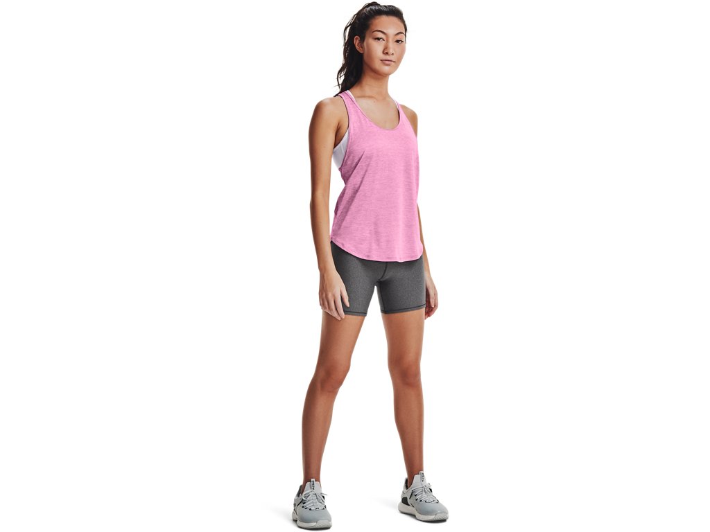 Under Armour Womens HeatGear Mid-Rise Middy Shorts - Sweat Wicking