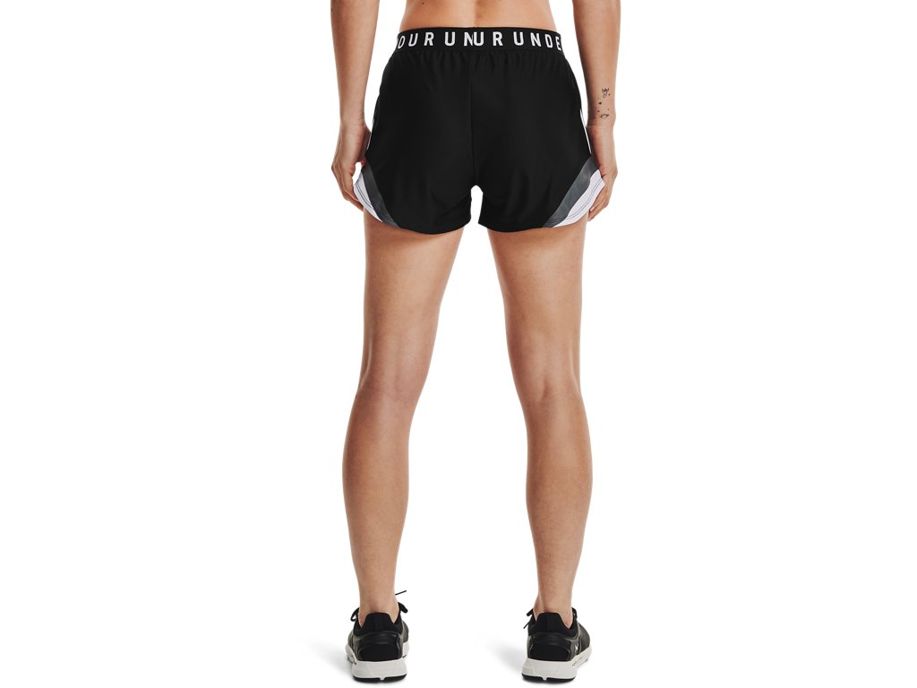 Under Armour Womens Play Up 3.0 Tri Color Shorts - Sweat Wicking