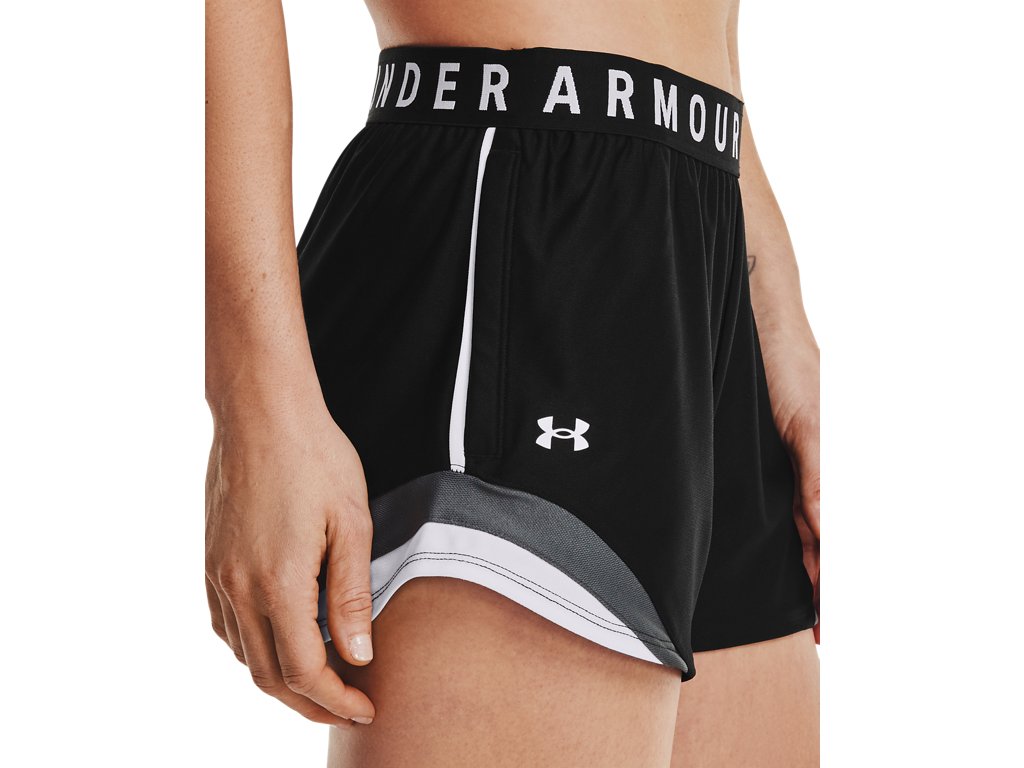 Under Armour Womens Play Up 3.0 Tri Color Shorts - Sweat Wicking