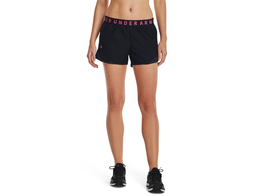 Under Armour Womens Play Up 3.0 Tri Color Shorts - Sweat Wicking