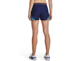 Under Armour Womens Play Up 3.0 Tri Color Shorts - Sweat Wicking