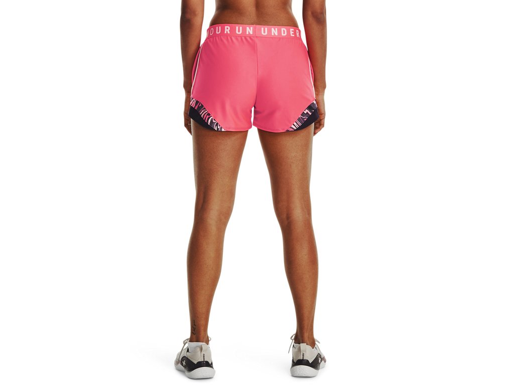 Under Armour Womens Play Up 3.0 Tri Color Shorts - Sweat Wicking