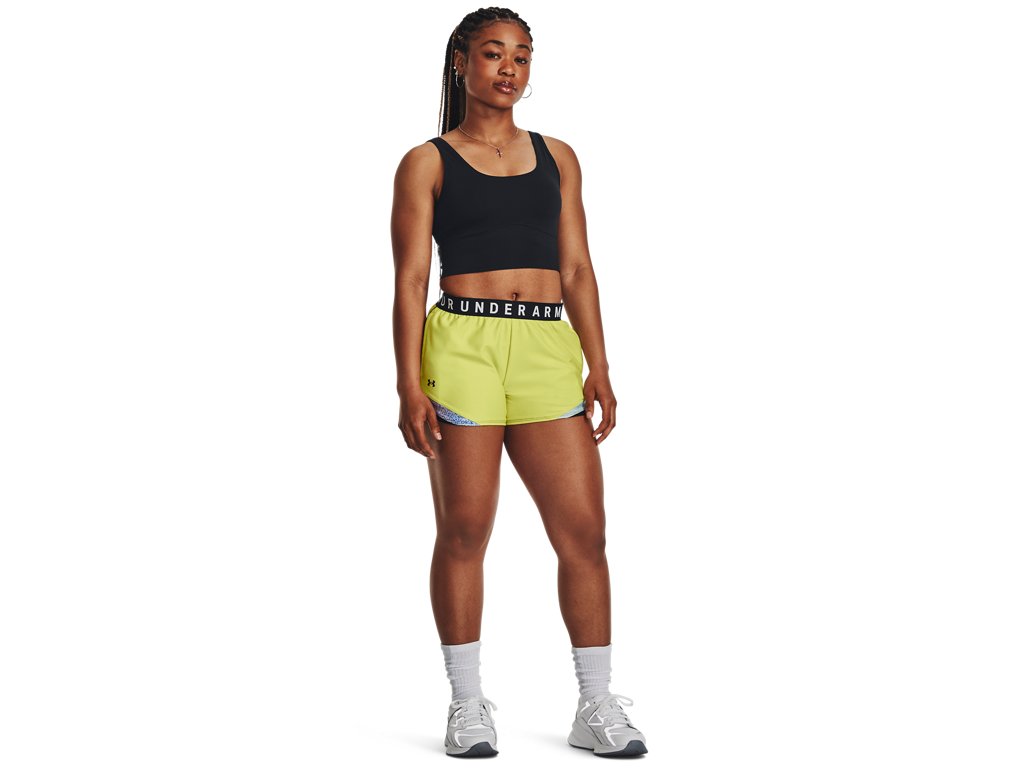 Under Armour Womens Play Up 3.0 Tri Color Shorts - Sweat Wicking
