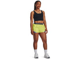 Under Armour Womens Play Up 3.0 Tri Color Shorts - Sweat Wicking