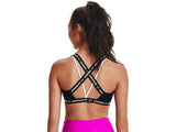 Under Armour Women's Crossback Low Sports Bra - Sweat-Wicking