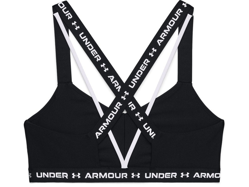 Under Armour Women's Crossback Low Sports Bra - Sweat-Wicking