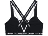 Under Armour Women's Crossback Low Sports Bra - Sweat-Wicking