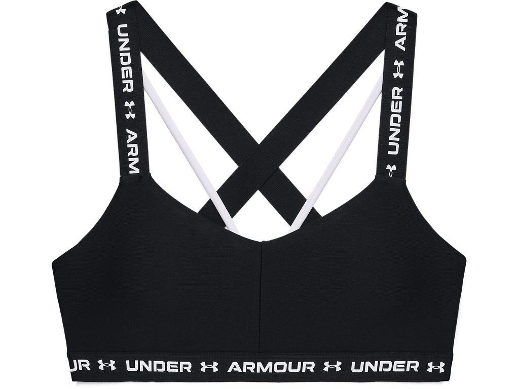 Under Armour Women's Crossback Low Sports Bra - Sweat-Wicking