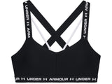 Under Armour Women's Crossback Low Sports Bra - Sweat-Wicking