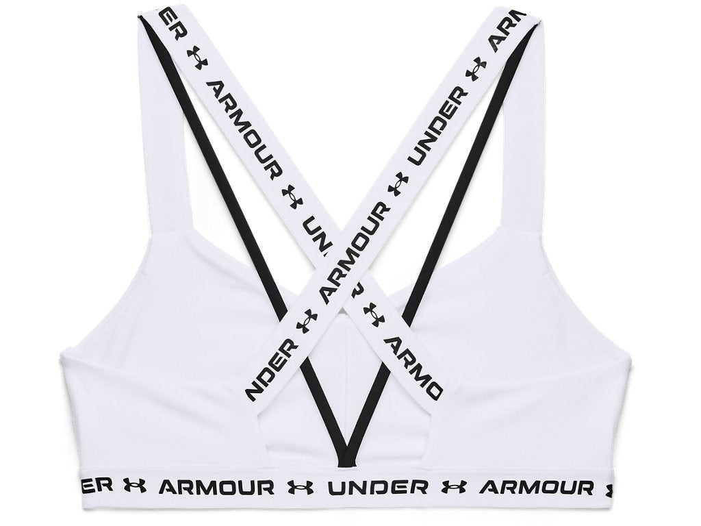 Under Armour Women's Crossback Low Sports Bra - Sweat-Wicking