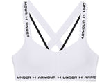Under Armour Women's Crossback Low Sports Bra - Sweat-Wicking