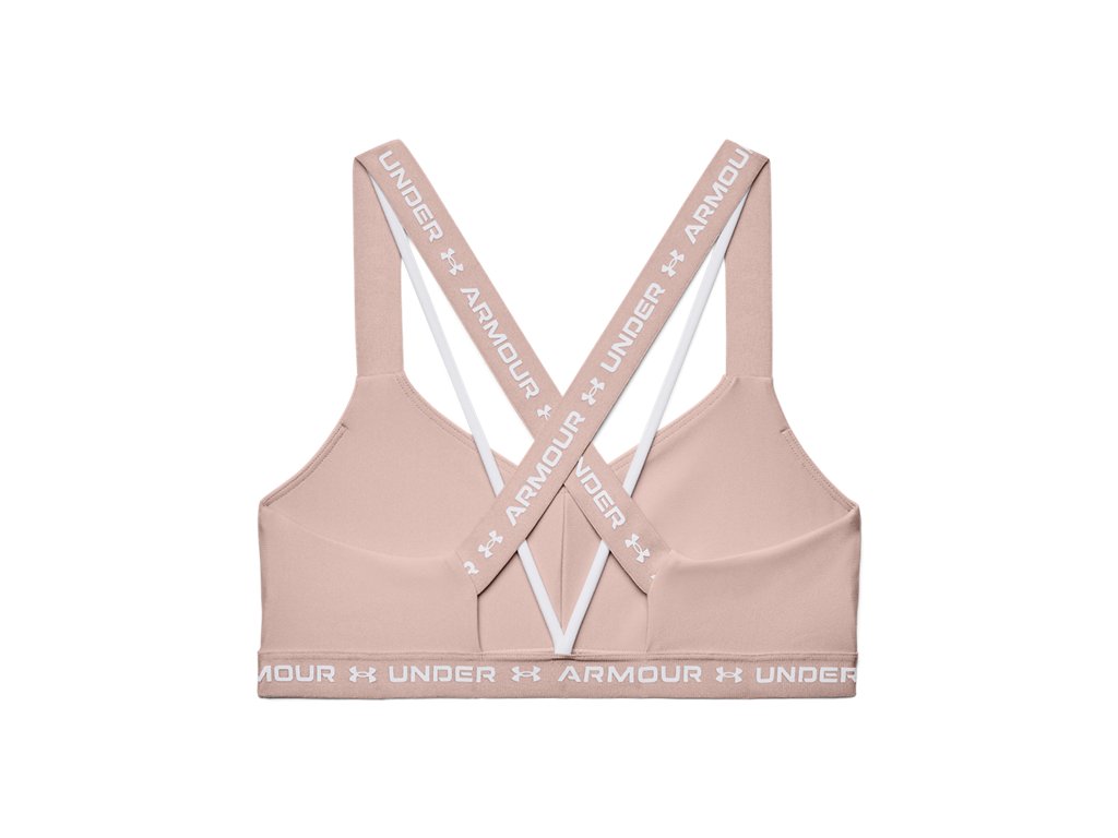 Under Armour Women's Crossback Low Sports Bra - Sweat-Wicking