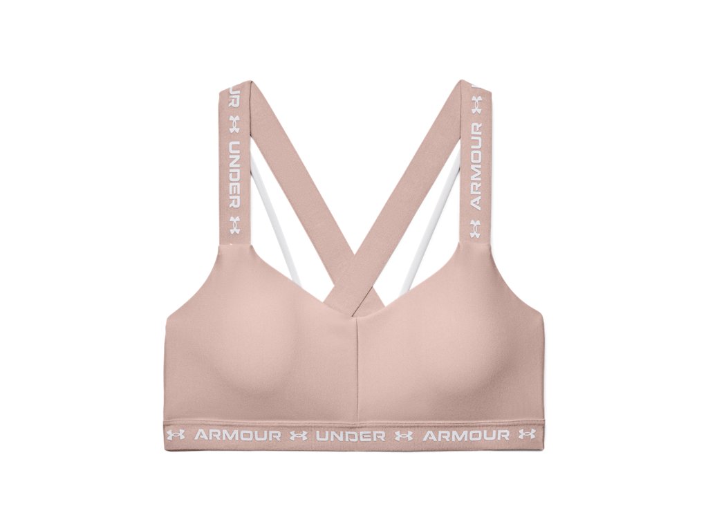 Under Armour Women's Crossback Low Sports Bra - Sweat-Wicking