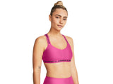 Under Armour Women's Crossback Low Sports Bra - Sweat-Wicking