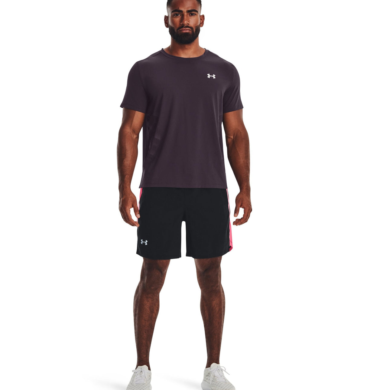Under Armour Mens UA Launch Run 7in Shorts - Ultra-Light and Stretch-Woven Fabric