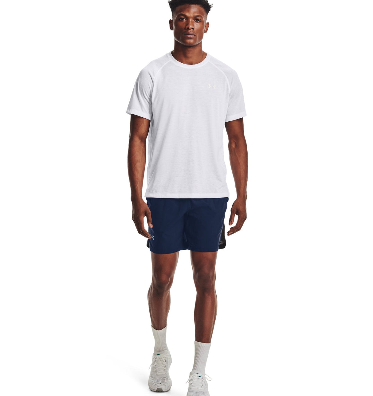 Under Armour Mens UA Launch Run 7in Shorts - Ultra-Light and Stretch-Woven Fabric