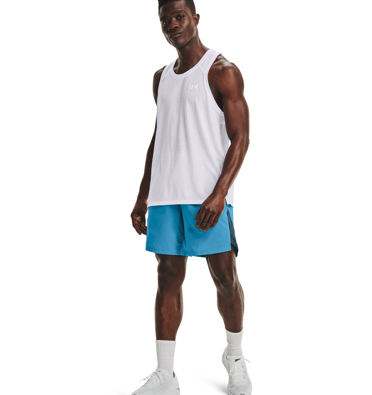 Under Armour Mens UA Launch Run 7in Shorts - Ultra-Light and Stretch-Woven Fabric