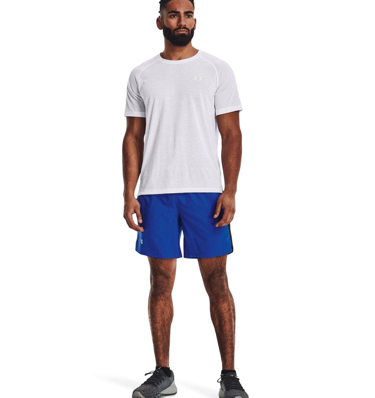 Under Armour Mens UA Launch Run 7in Shorts - Ultra-Light and Stretch-Woven Fabric