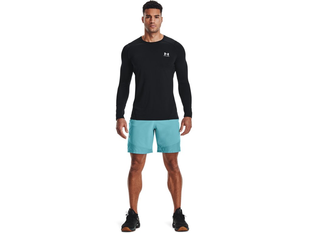 Under Armour Mens HeatGear Fitted Long Sleeve Baselayer - Superior Sweat Wicking
