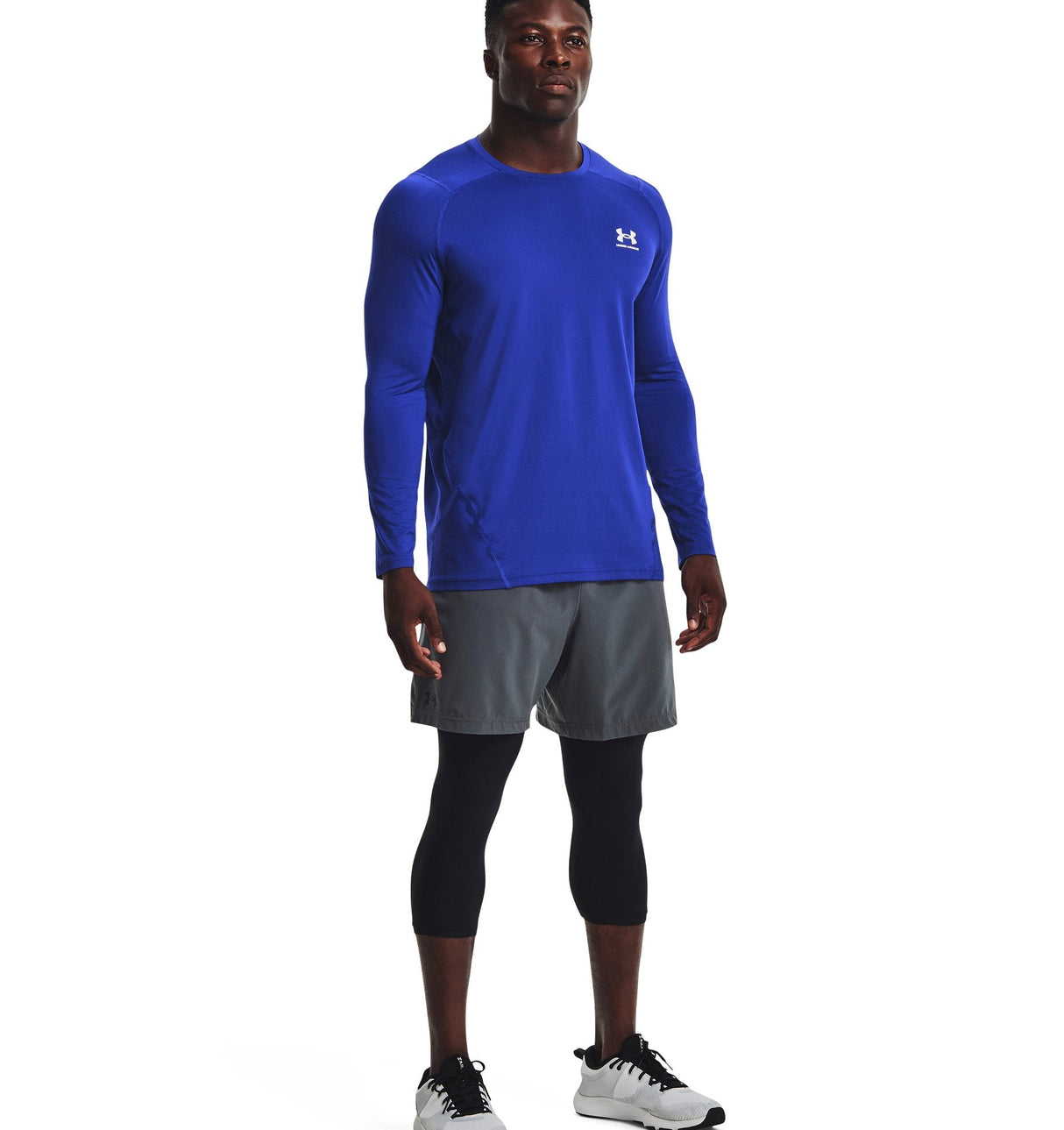 Under Armour Mens HeatGear Fitted Long Sleeve Baselayer - Superior Sweat Wicking