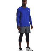 Under Armour Mens HeatGear Fitted Long Sleeve Baselayer - Superior Sweat Wicking