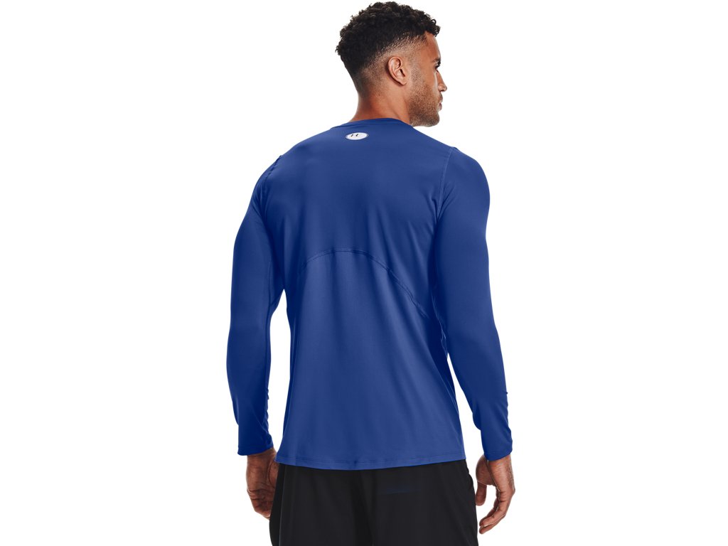 Under Armour Mens HeatGear Fitted Long Sleeve Baselayer - Superior Sweat Wicking