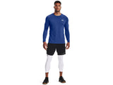 Under Armour Mens HeatGear Fitted Long Sleeve Baselayer - Superior Sweat Wicking