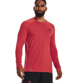 Under Armour Mens HeatGear Fitted Long Sleeve Baselayer - Superior Sweat Wicking